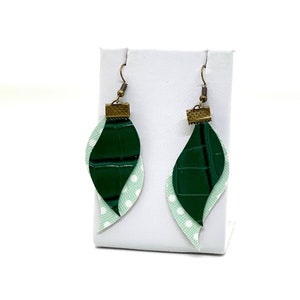 Lightweight Faux Leather Earrings