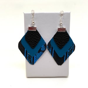 Lightweight Faux Leather Earrings
