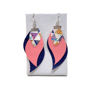 Lightweight Faux Leather Earrings