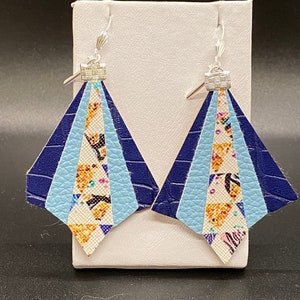 Lightweight Faux Leather Earrings