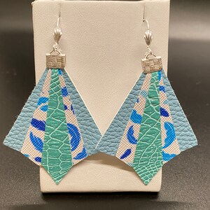 Lightweight Faux Leather Earrings