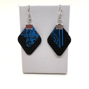 Lightweight Faux Leather Earrings