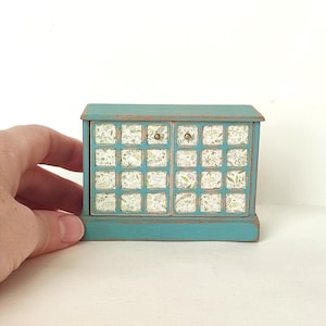 1/12 scale Dollhouse cabinet. Handmade miniature dresser. Modern dollhouse furniture. Dollhouse sideboard. Miniature furniture.
