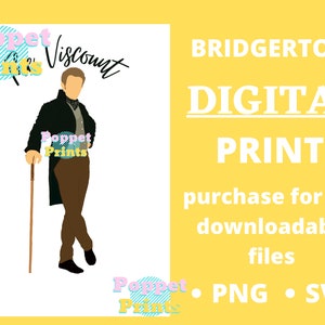 BRIDGERTON DIGITAL Downloadable Print, The Viscount Print