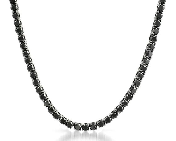 Mens fake diamond necklace sale