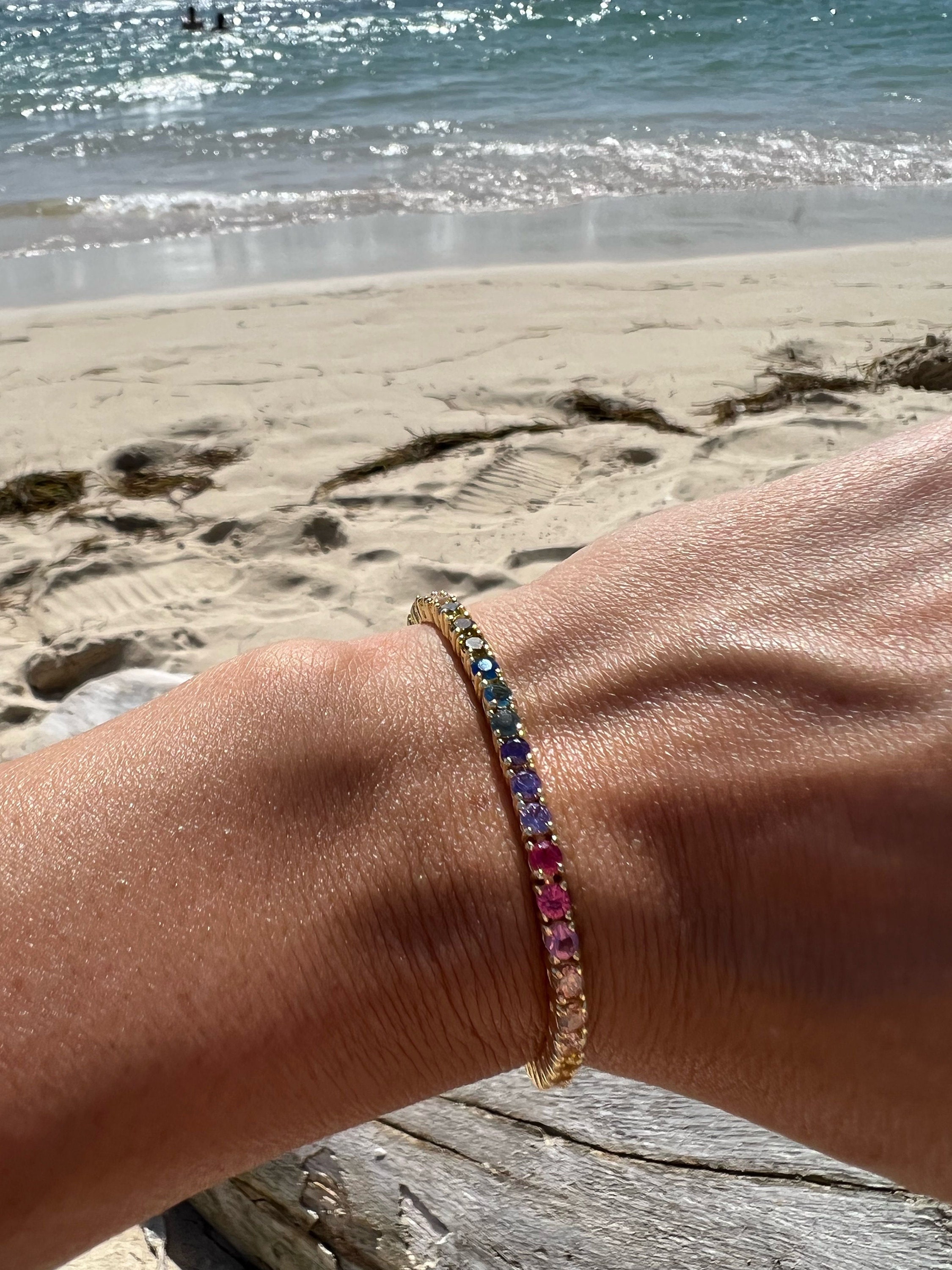 TANI by MINETANI ♥ Rainbow Ceramic Bracelet /追跡付 Designer fashion, Seoul-fully created | W Concept