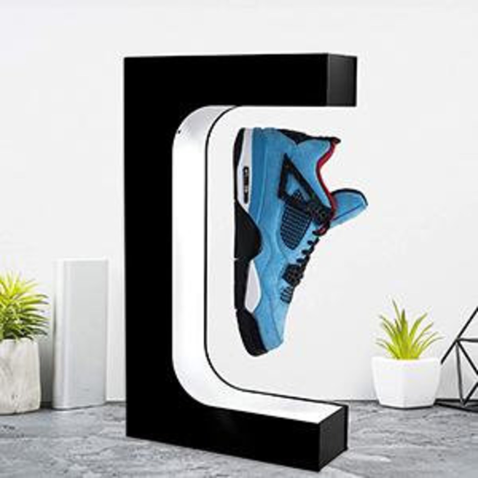 Floating Shoe Display Levitating Sneaker Stand Holder Etsy