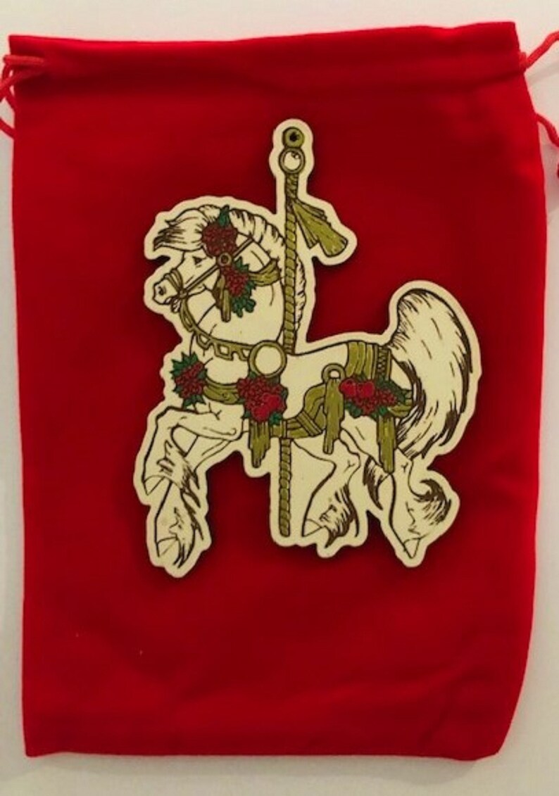 Carousel Horse Christmas Ornament, Carousel Horse Ornament, Carousel Horse, Carousel Horse Gifts, Carousel Horse Art, Carousel Horses image 3