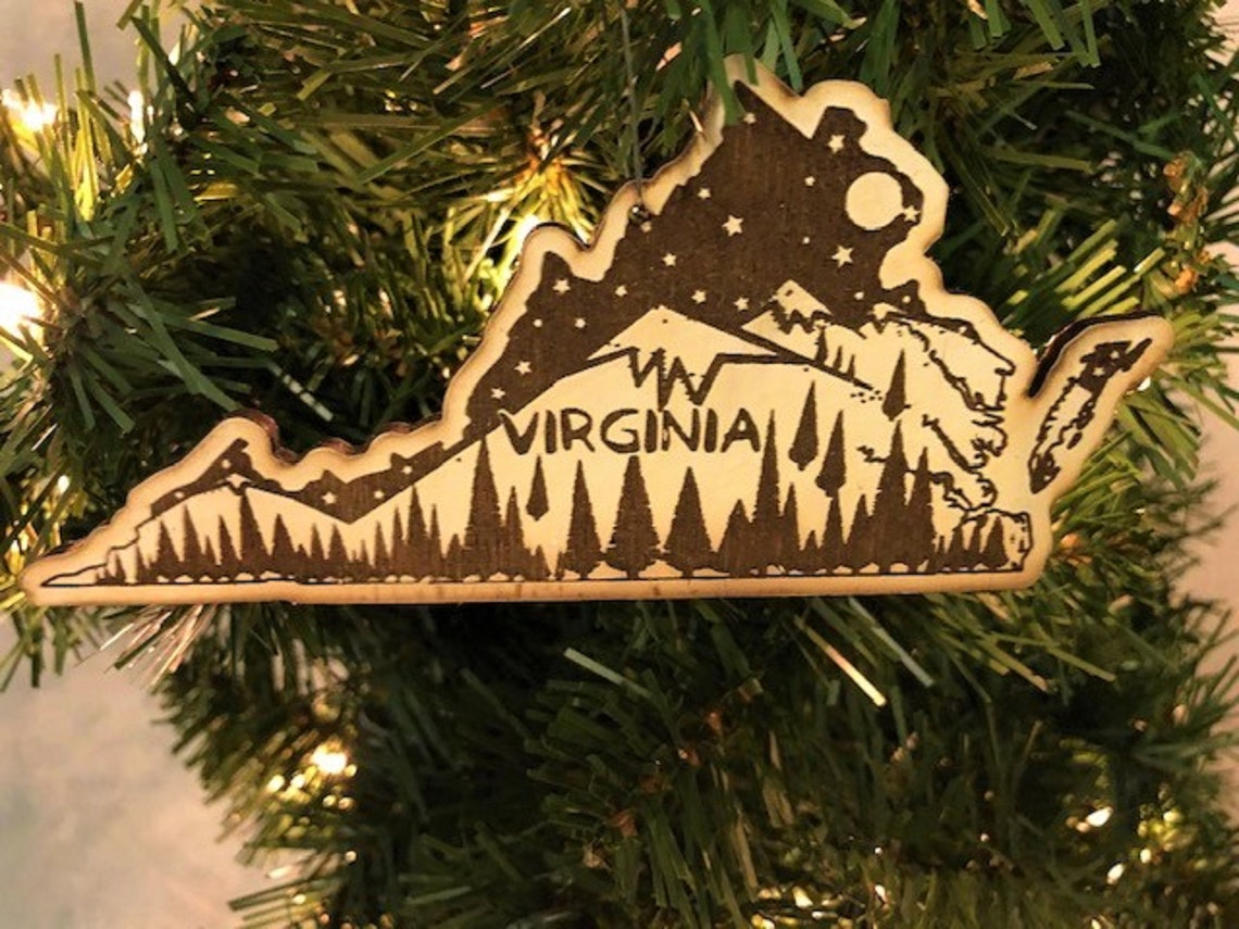 Virginia Christmas Ornament Virginia Ornament Virginia Etsy UK