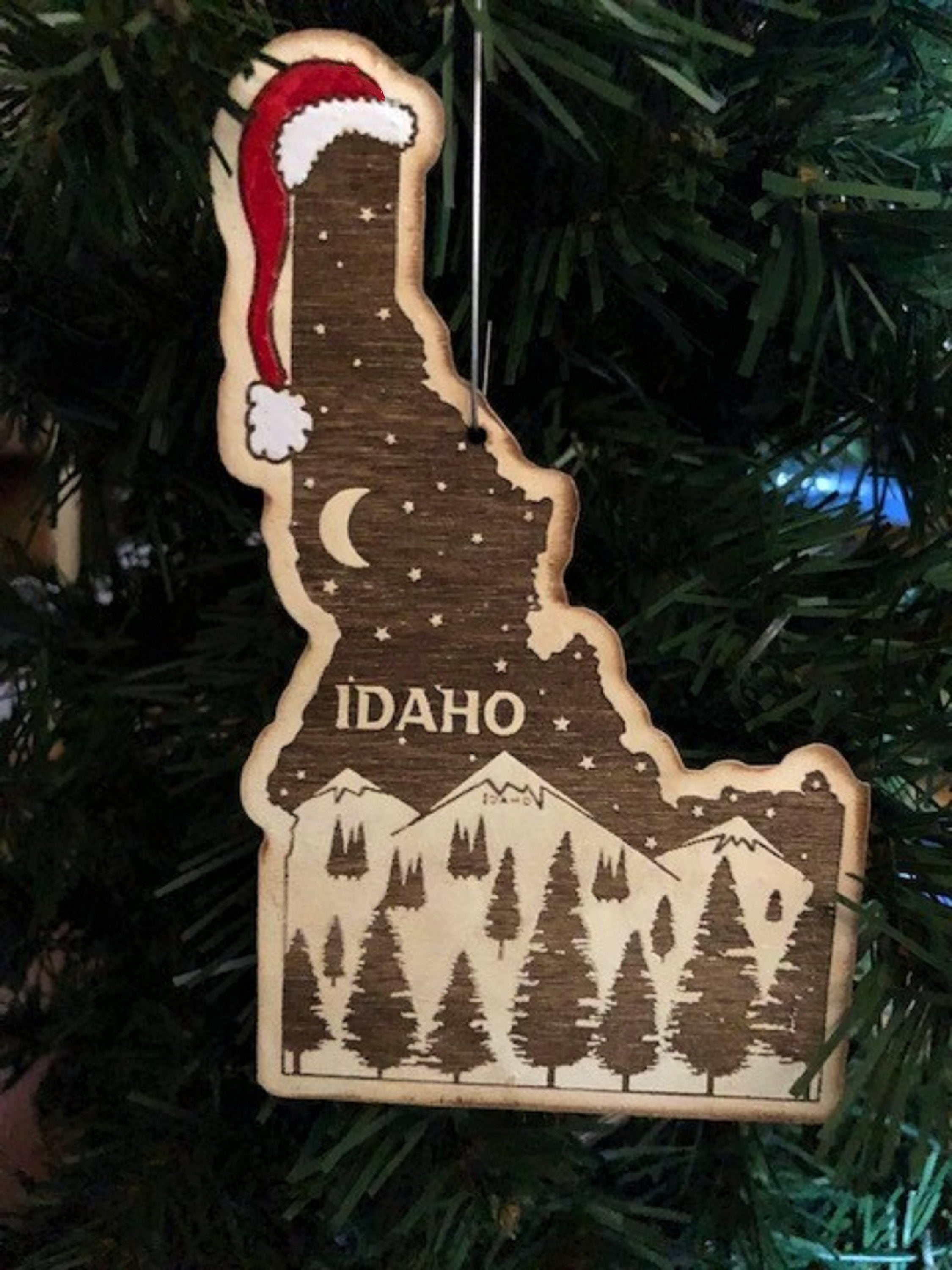 Idaho Christmas Ornament Idaho Ornament State of Idaho Etsy