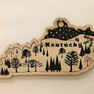 Kentucky Christmas Ornament, Kentucky Ornament, Kentucky Christmas Ornament, Kentucky Christmas, Kentucky, Kentucky Gifts