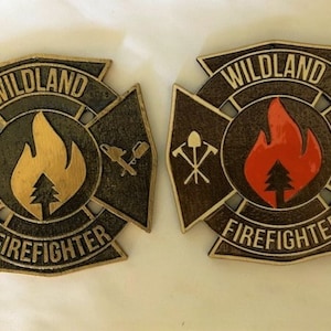 Wildland Firefighter Ornament, Wildland Firefighter Christmas Ornament, Wildland Firefighter, Wildland Firefighter Gifts, Wildland Fire Art