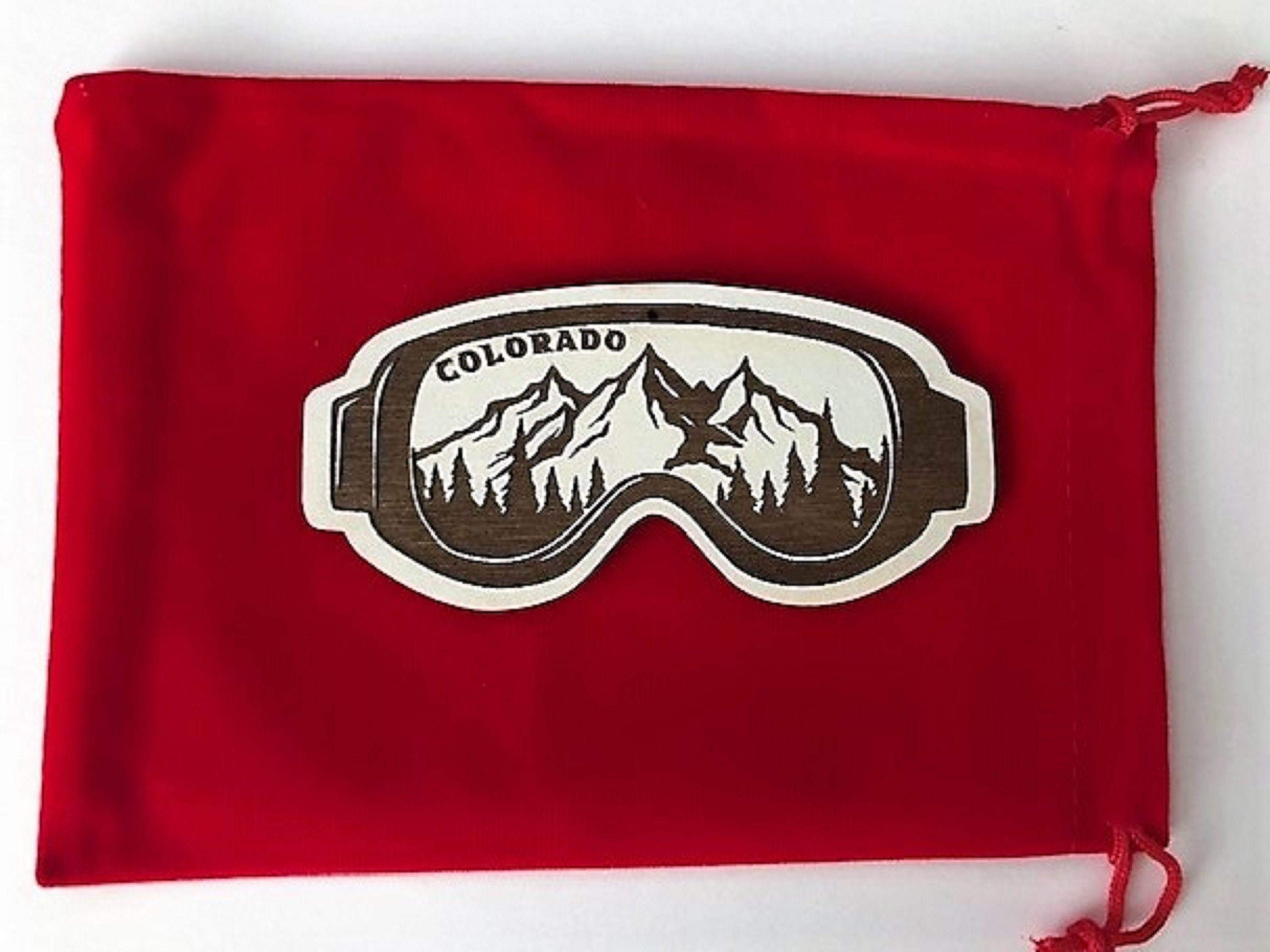 Personalized Ski Goggle Christmas Ornament Personalized Etsy