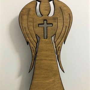 7 in Angel Tree Topper, Angel Christmas Tree Topper, Wood Angel Tree Topper, Angel Christmas Tree Topper, Christmas Tree Topper, Wood Angel