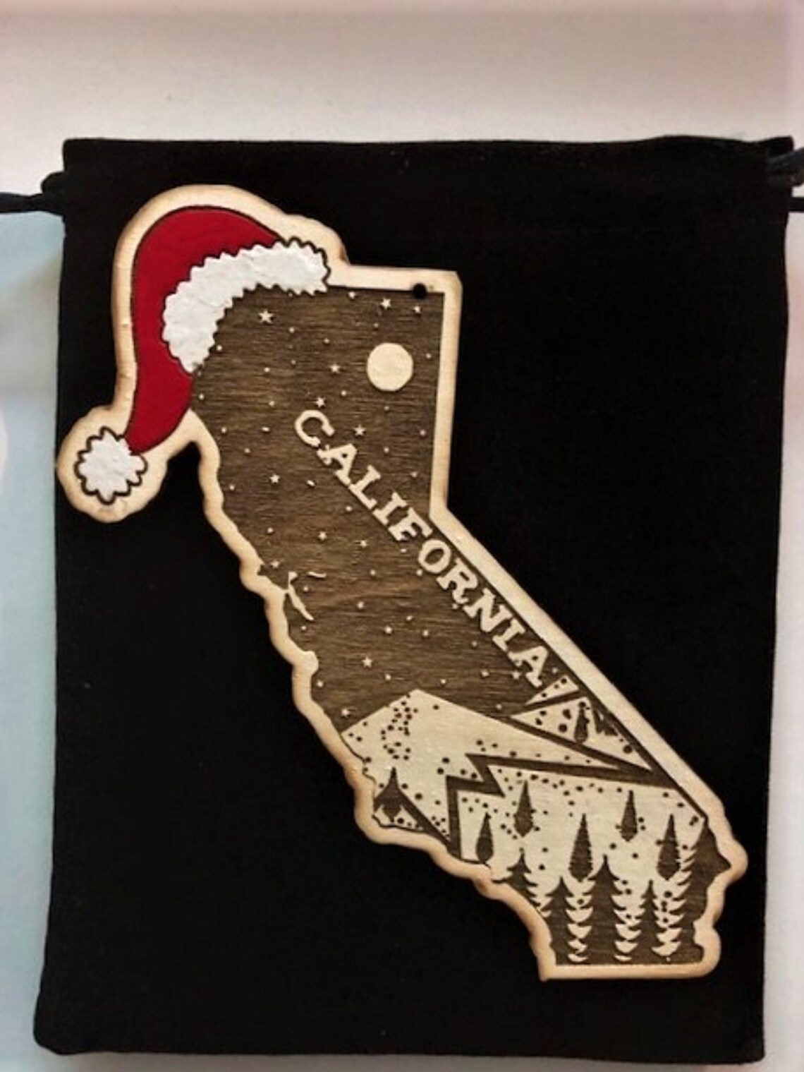 Custom California Christmas Ornament California Ornament Etsy