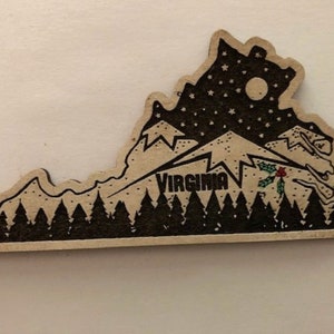 Virginia Christmas Ornament, Virginia Ornament,  Virginia Gifts, Virginia Art, Virginia, Virginia Christmas