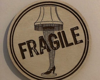 Leg Lamp Ornament, Fragile Christmas Ornament, Christmas Story Ornament, Leg Lamp Christmas Ornament, Fragile Ornament, The Christmas Story