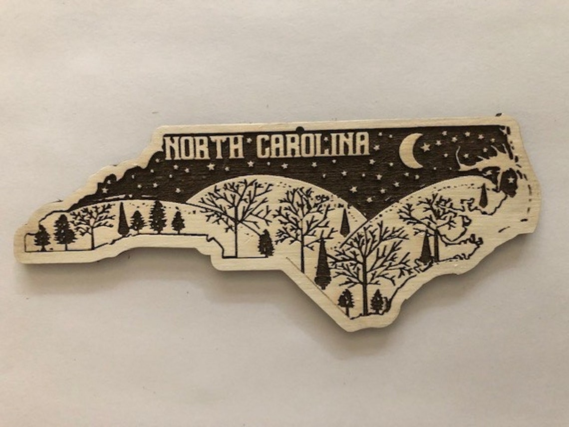 North Carolina Christmas Ornament North Carolina Ornament Etsy