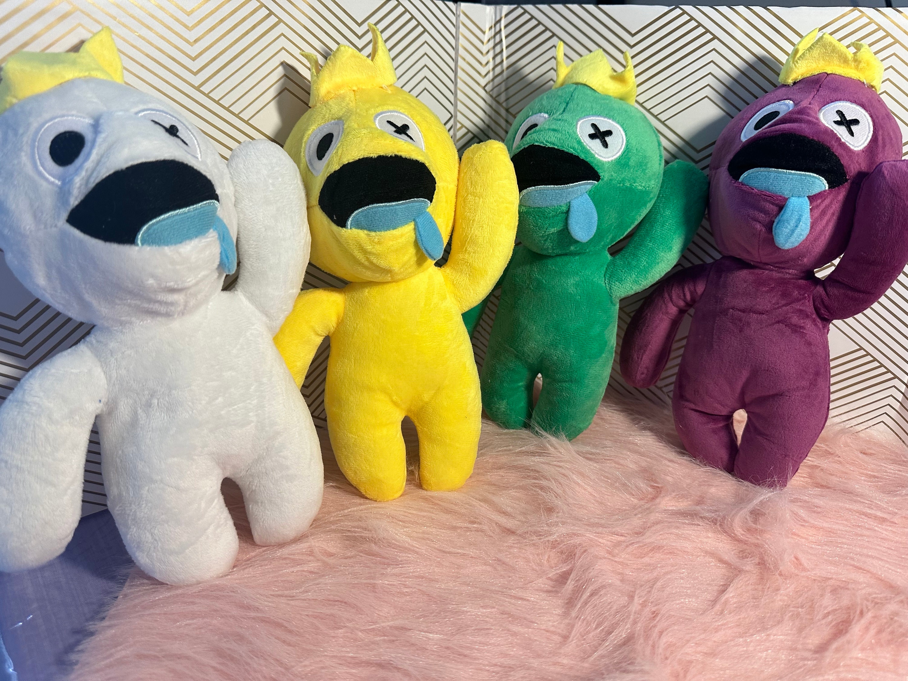 Rainbow Friends Plush,Animais Bonitos Recheados,Suaves E