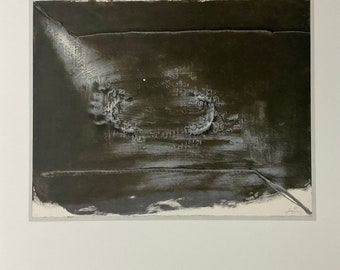 Antoni Tapies - Parentesi - lithograph limited edition 52x37 cm