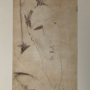 Amedeo Modigliani - limited edition lithograph cm 52x37, limited edition