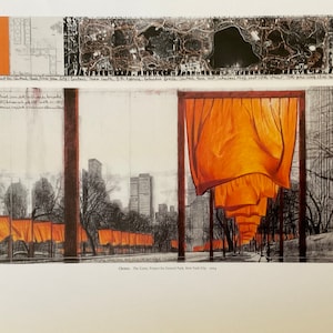 Christo - The Gates - Limited Edition Offset Lithograph