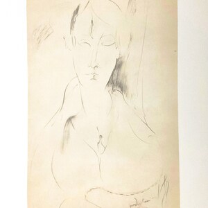 Amedeo Modigliani - limited edition lithograph cm 52x37