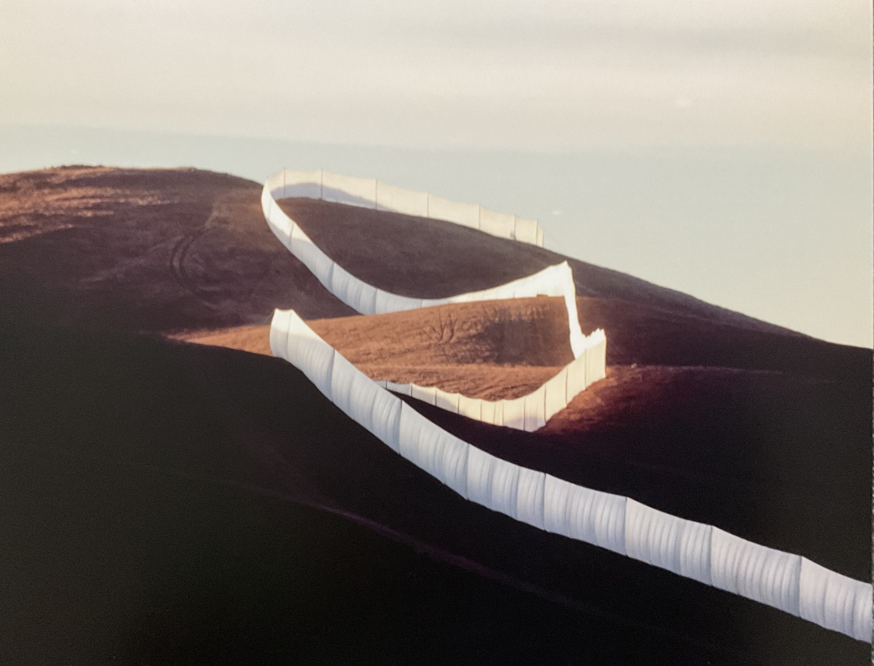 Christo and Jean store Claude Poster of Running Fence Sonoma