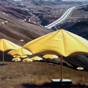 Christo - The umbrellas - Offset lithograph Taschen edition cm 33x25