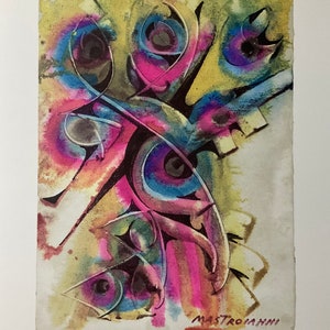 Umberto Mastroianni - Lithografie in limitierter Auflage 52x37 cm