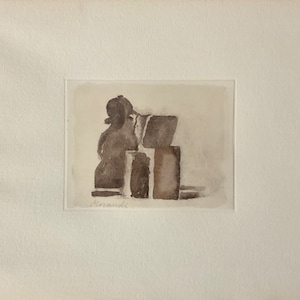 Giorgio Morandi - Natura morta con bottiglie - cm 48x37 opera su carta edizione limitata