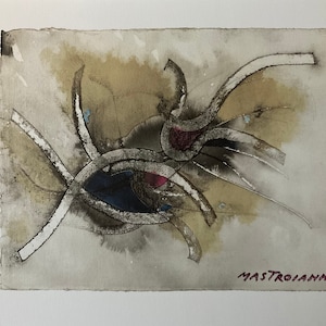 Umberto Mastroianni - Euridice - Lithographie in limitierter Auflage cm 52x37