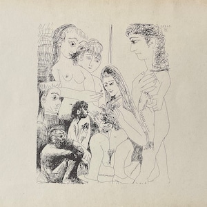 Pablo Picasso - year 1968, limited edition cm 28x20