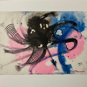 Umberto Mastroianni - Cassandra&#39;s prophecy - limited edition lithograph 52x37 cm