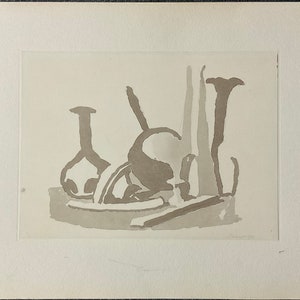 Giorgio Morandi - Natura morta - cm 48x37 opera su carta edizione limitata