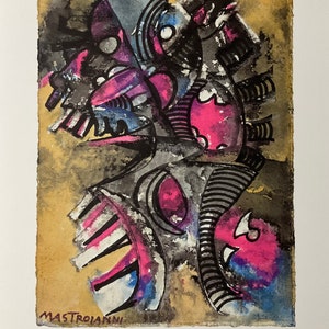 Umberto Mastroianni - Lithografie in limitierter Auflage 52x37 cm