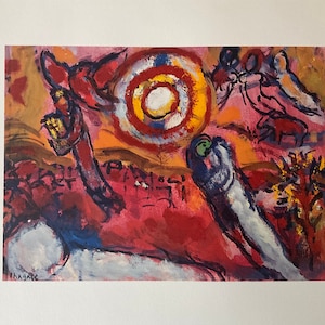 Marc Chagall - limited edition lithograph 52x37 cm