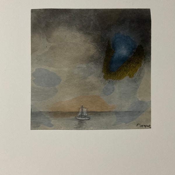 Henry Moore - lithograph limited edition 52x37 cm