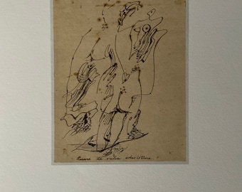 Andrè Masson - Dessin automatique - litografía edición limitada 52x37 cm