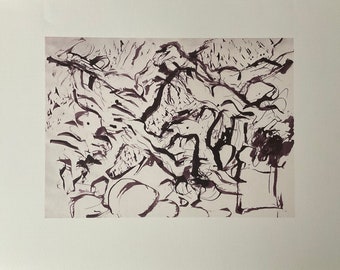 Willem De Kooning - Untitled - limited edition lithograph 52x37 cm