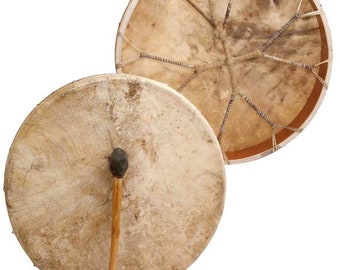 Dark Ages shaman shamanic healing handmade native American Frame hoops , Natural rawhide
