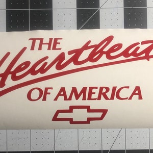 Heart Beat of America decal
