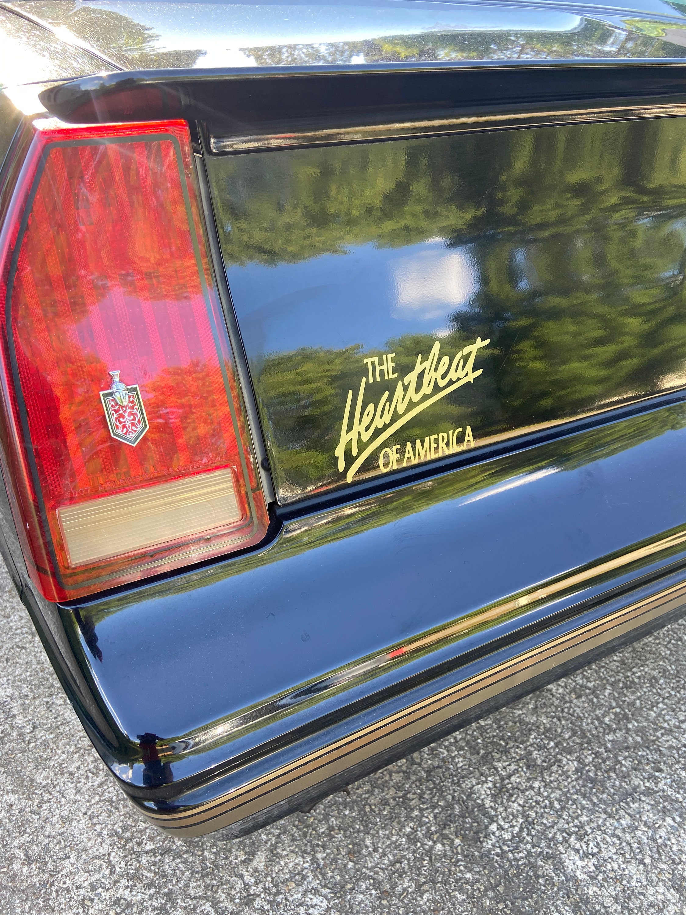 Corvette C3 Heartbeat Of America Vinyl Decal - Custom Color, USA Made, Weatherproof