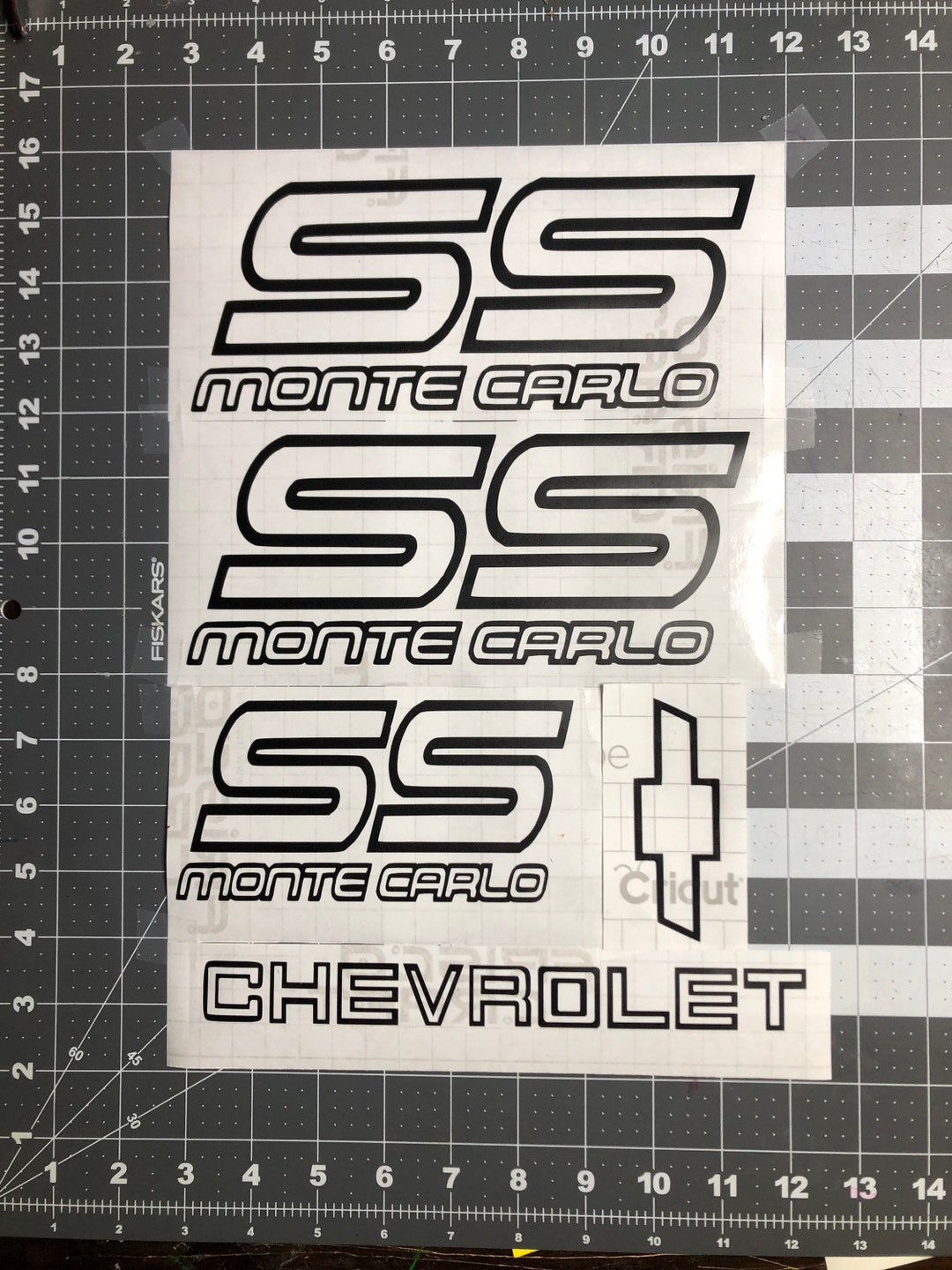 Chevy Monte Carlo Ss Decals Etsy