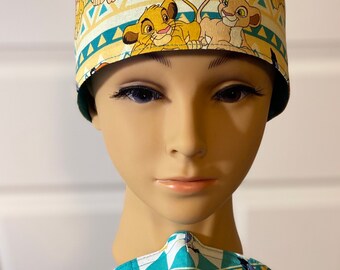 lion king scrub cap