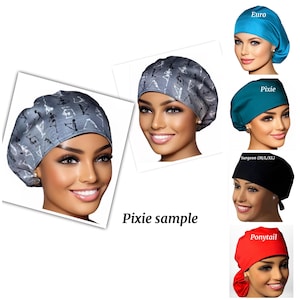 Skeleton doing Yoga,Euro,Pixie, Surgeon,Ponytail,Cotton Lined Option,Satin Lined Option.*Please read Item Details/Description