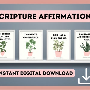 Scripture Affirmations/Classroom/Plants/Tropical Foliage