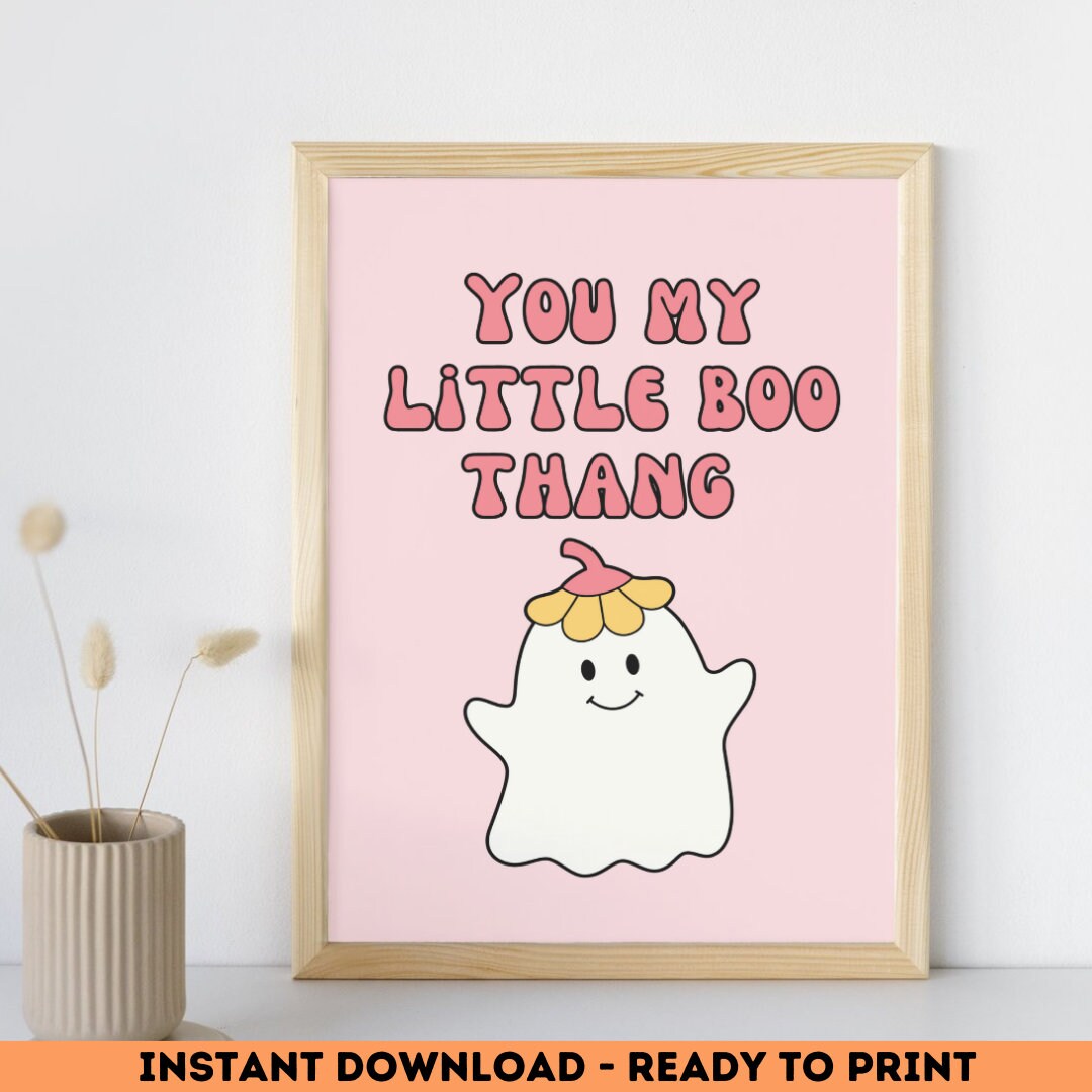 You My Little Boo Thang 8.5x11 Printable PDF Instant Download September ...