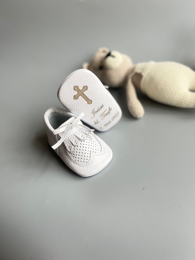 Christening Shoes for Baby Baby Boy Genuine Leather Etsy
