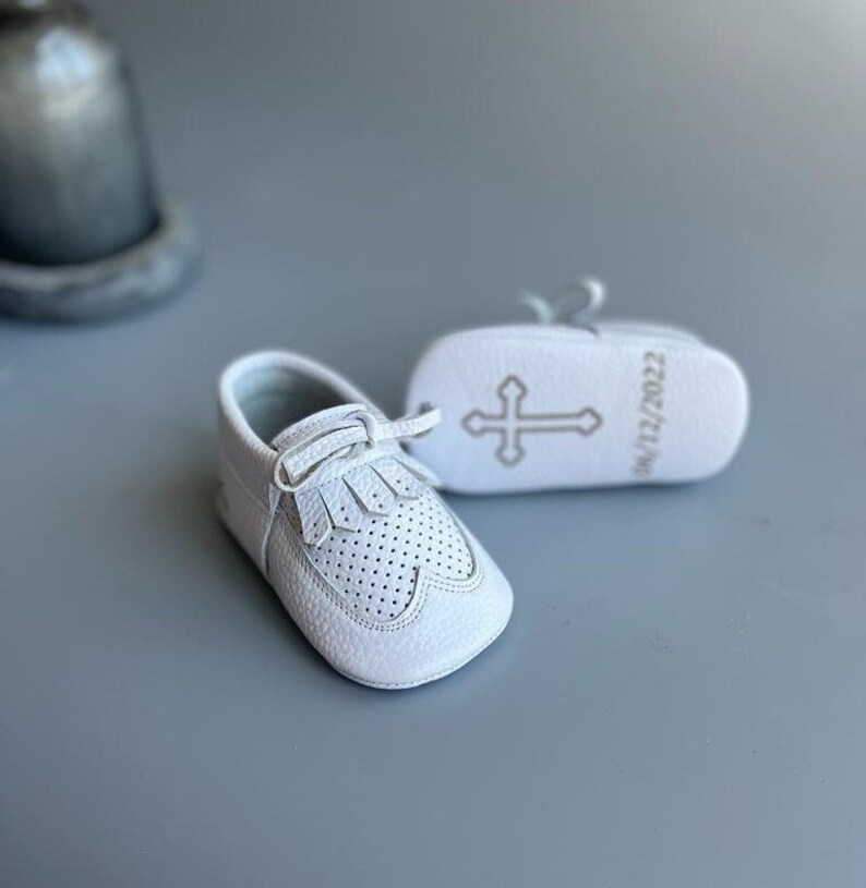 Christening Shoes for Baby Baby Boy Genuine Leather Etsy